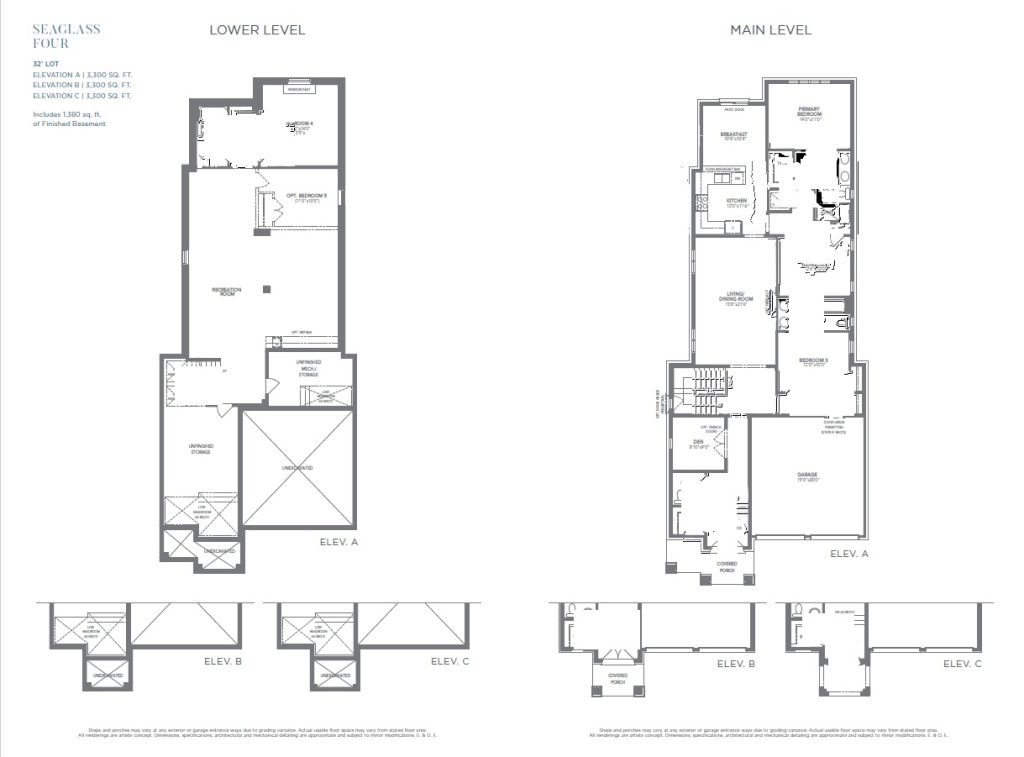 Serene floor plan
